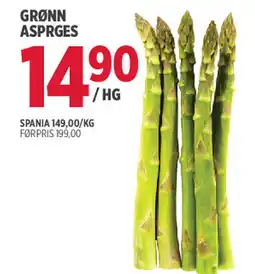 Jacobs Grønn asprges tilbud
