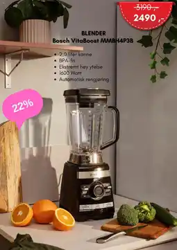 ELON Blender bosch vitaboost mmbh4p3b tilbud
