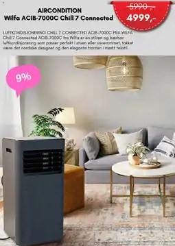 ELON Aircondition wilfa acib-7000c chill 7 connected tilbud