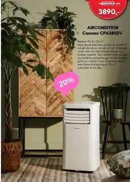 ELON Aircondition canvac cpa3802v tilbud