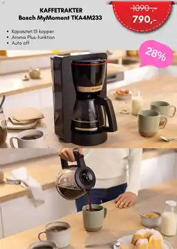 ELON Kaffetrakter bosch mymoment tka4m233 tilbud