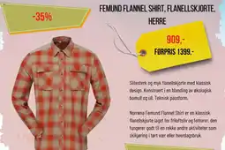 XXL Sport FEMUND FLANNEL SHIRT, FLANELLSKJORTE, tilbud