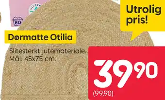 Rusta Dørmatte Otilia tilbud