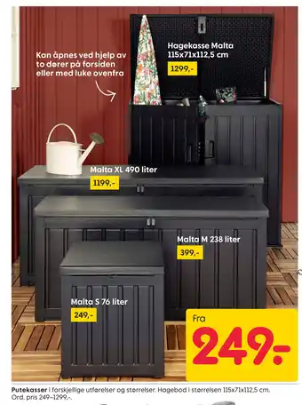 Rusta Putekasser tilbud