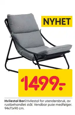 Rusta Hvilestol Bari tilbud