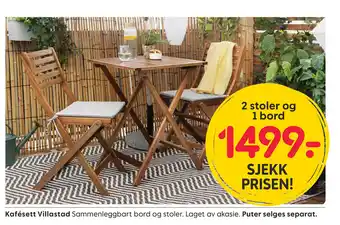 Rusta Kafésett Villastad tilbud