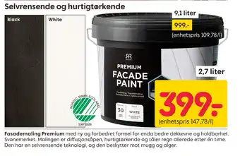 Rusta Fasademaling Premium tilbud