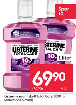 Rusta LISTERINE munnskyll tilbud