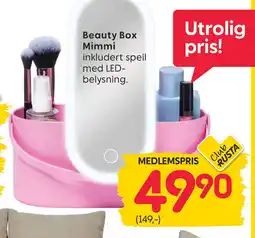 Rusta Beauty Box Mimmi tilbud