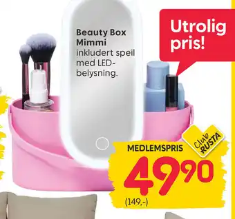 Rusta Beauty Box Mimmi tilbud