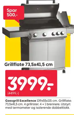 Rusta Gassgrill Excellence tilbud