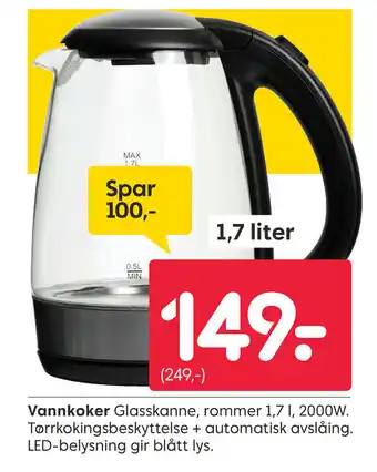 Rusta Vannkoker tilbud