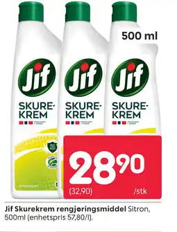 Rusta Jif Skurekrem rengjøringsmiddel tilbud
