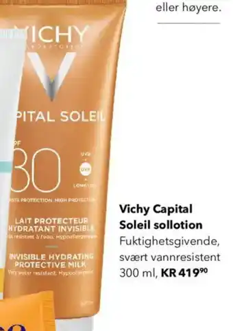 Apotek 1 VICHY Capital Soleil sollotion tilbud