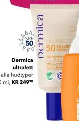 Apotek 1 Dermica ultralett tilbud