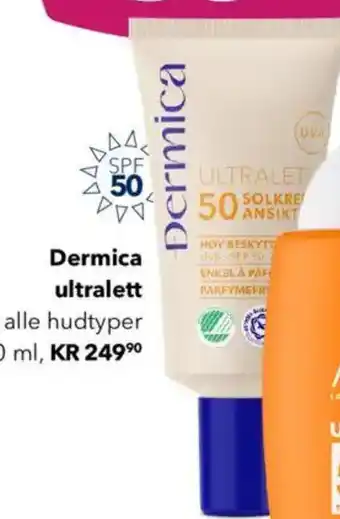 Apotek 1 Dermica ultralett tilbud