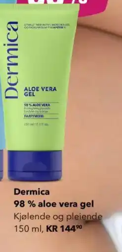Apotek 1 Dermica 98% aloe vera gel tilbud