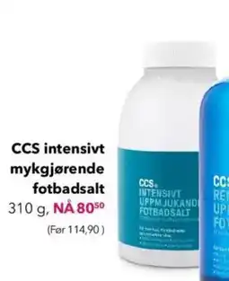 Apotek 1 CCS intensivt mykgjørende fotbadsalt tilbud