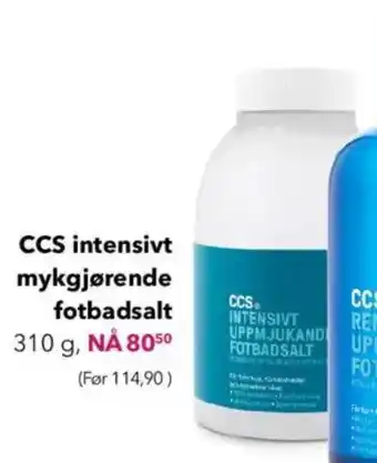 Apotek 1 CCS intensivt mykgjørende fotbadsalt tilbud