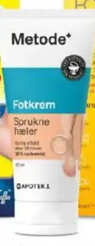 Apotek 1 Metode fotkrem for sprukne hæler tilbud