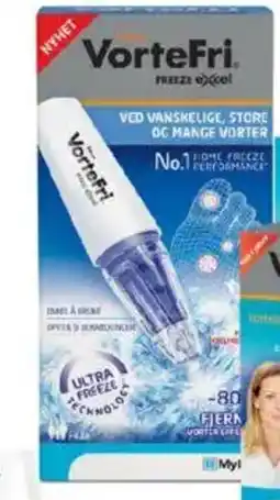 Apotek 1 Vortefri Freeze Excel vortefjerner tilbud