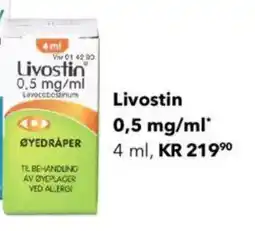 Apotek 1 Livostin tilbud