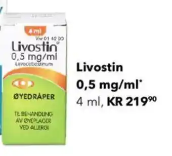 Apotek 1 Livostin tilbud
