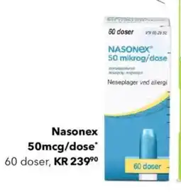 Apotek 1 NASONEX tilbud