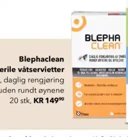 Apotek 1 BLEPHA CLEAN sterile våtservietter tilbud