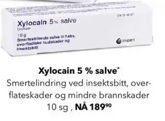 Apotek 1 Xylocain 5% salve tilbud