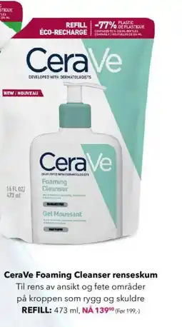 Apotek 1 CeraVe Foaming Cleanser renseskum tilbud