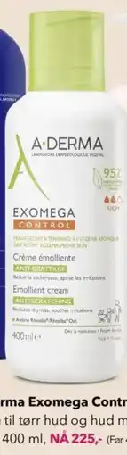 Apotek 1 A-DERMA Exomega Control Cream tilbud