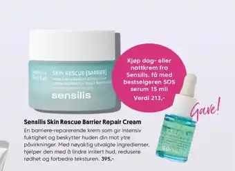VITA Sensilis Skin Rescue Barrier Repair Cream tilbud