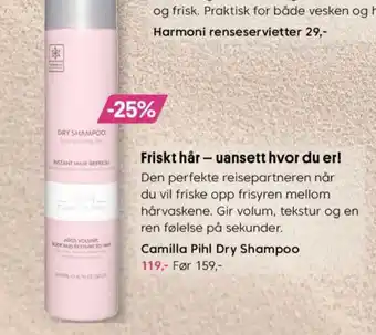 VITA Camilla Pihl Dry Shampoo tilbud
