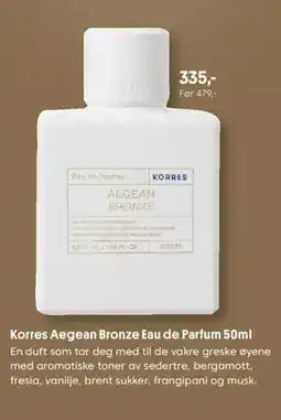 VITA KORRES Aegean Bronze Eau de Parfum tilbud