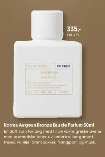 VITA KORRES Aegean Bronze Eau de Parfum tilbud