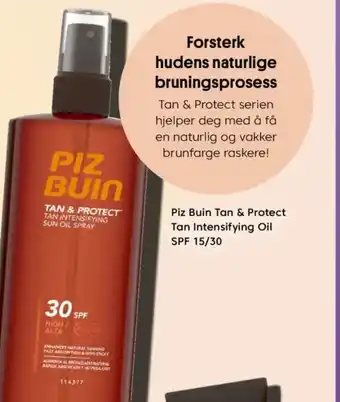 VITA Piz Buin Tan & Protect Tan Intensifying Oil tilbud