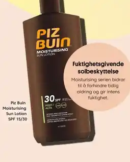 VITA Piz Buin Moisturising Sun Lotion tilbud