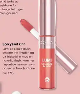 VITA L'ORÉAL Lumi Le Liquid Blush tilbud