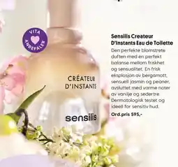 VITA Sensilis Createur D'Instants Eau de Toilette tilbud