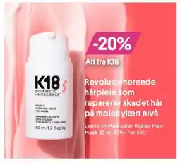 VITA K18 Leave-In Molecular Repair Hair Mask tilbud
