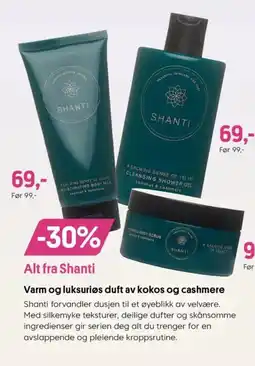 VITA Alt fra Shanti tilbud