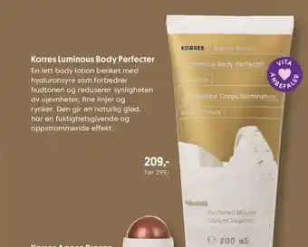 VITA KORRES Luminous Body Perfecter tilbud