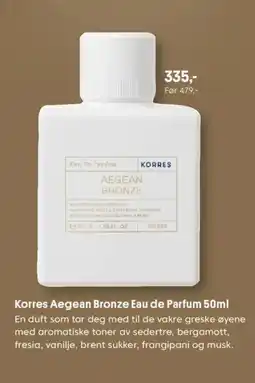 VITA KORRES Aegean Bronze Eau de Parfum tilbud