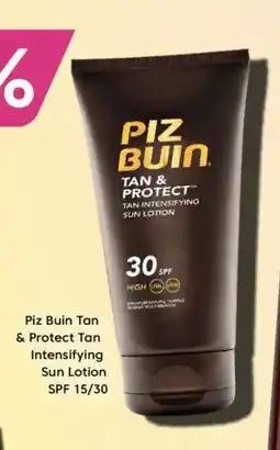 VITA Piz Buin Tan & Protect Tan Intensifying Sun Lotion SPF 15/30 tilbud