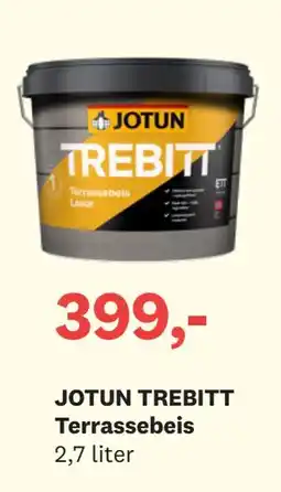 Bygger'n JOTUN TREBITT Terrassebeis tilbud
