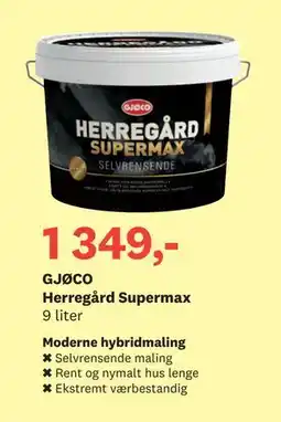 Bygger'n GJØCO Herregård Supermax tilbud