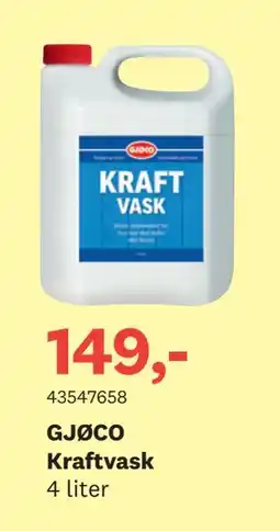 Bygger'n GJØCO Kraftvask tilbud