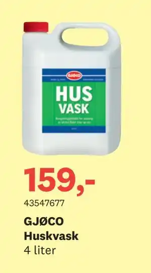 Bygger'n GJØCO Huskvask tilbud