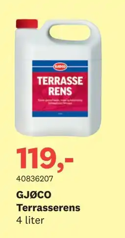 Bygger'n GJØCO Terrasserens tilbud